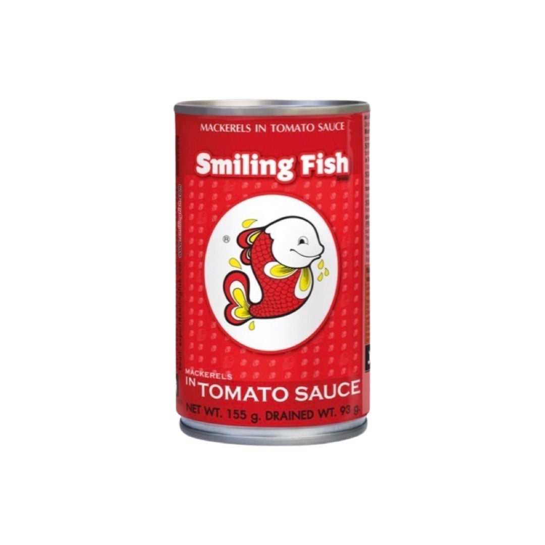 SMILING FISH Makrelen in Tomatensauce (ปลากระป๋องในซอสมะเขือเทศ ปุ้มปุ้ย) 155g