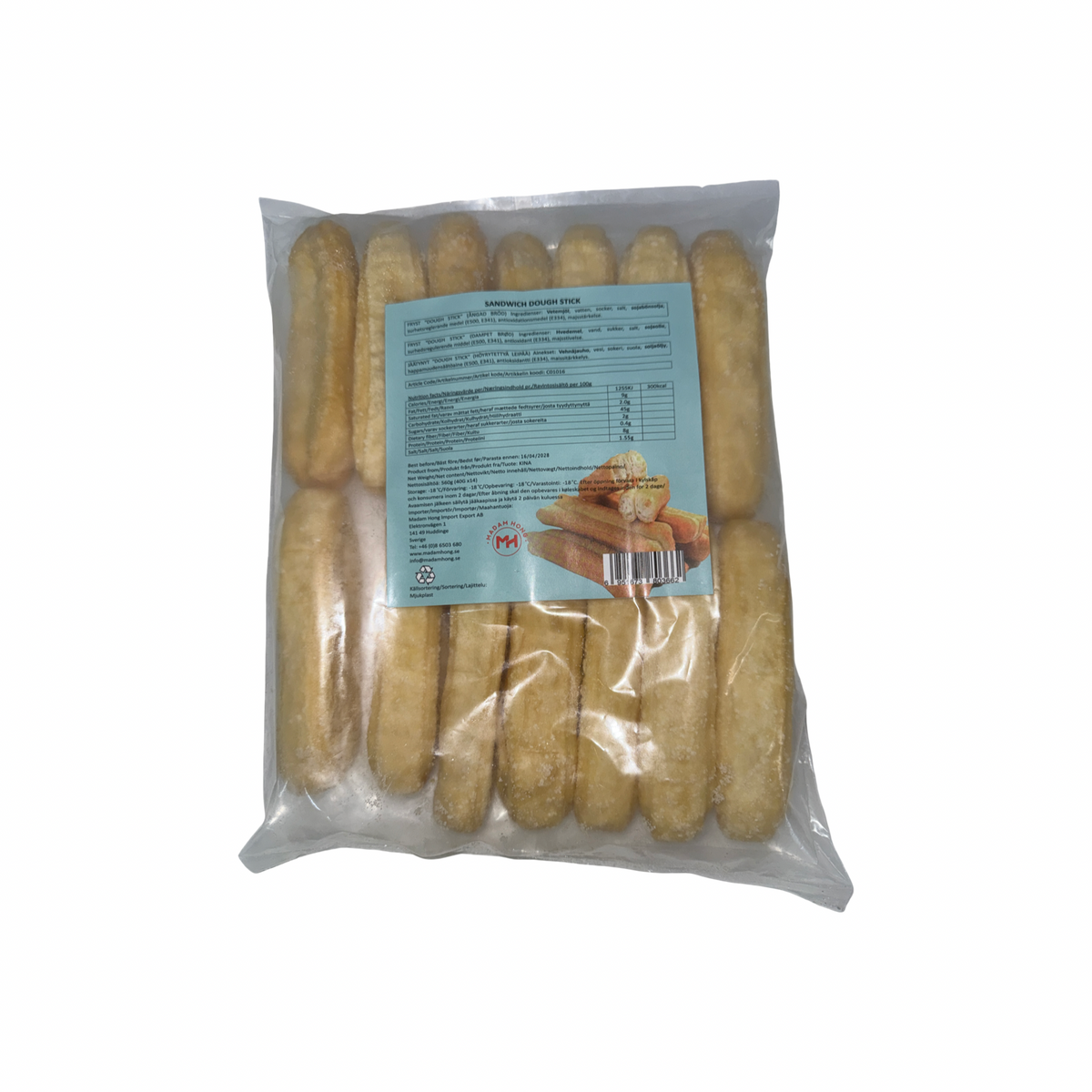 MH FROZEN Tiefgekühlte Teigstangen Patongko 14 Stk. (ปาท่องโก๋แช่แข็ง) 560g