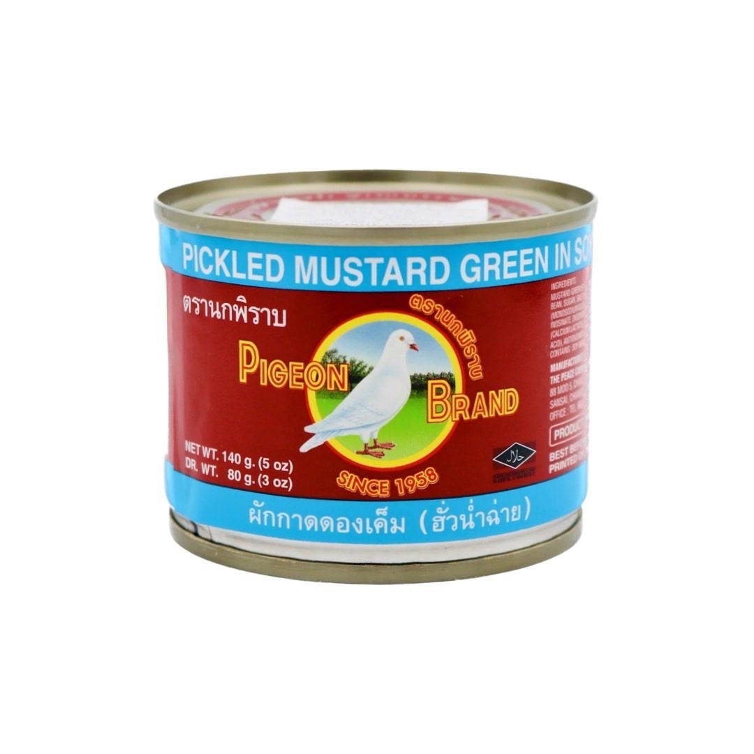 PIGEON Salziger eingelegte Senfkohl (ผักกาดดองเค็ม นกพิราบ) 140g