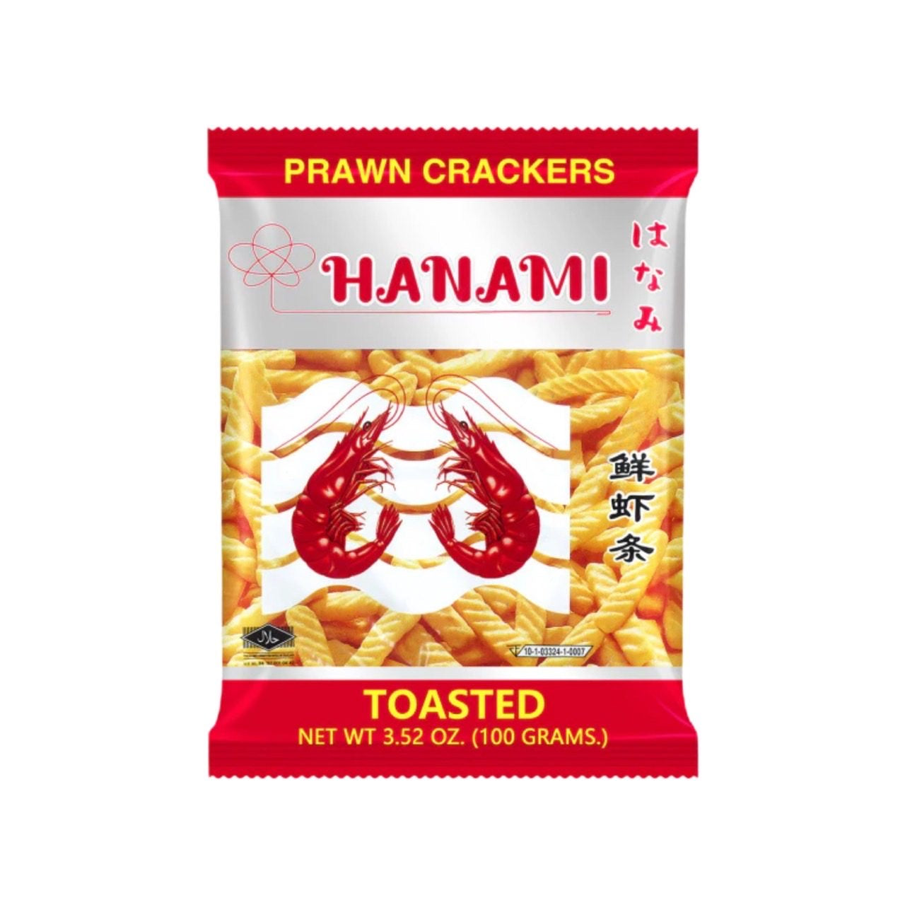 HANAMI Garnelen Cracker (ข้าวเกรียบกุ้ง ฮานามิ) 100g