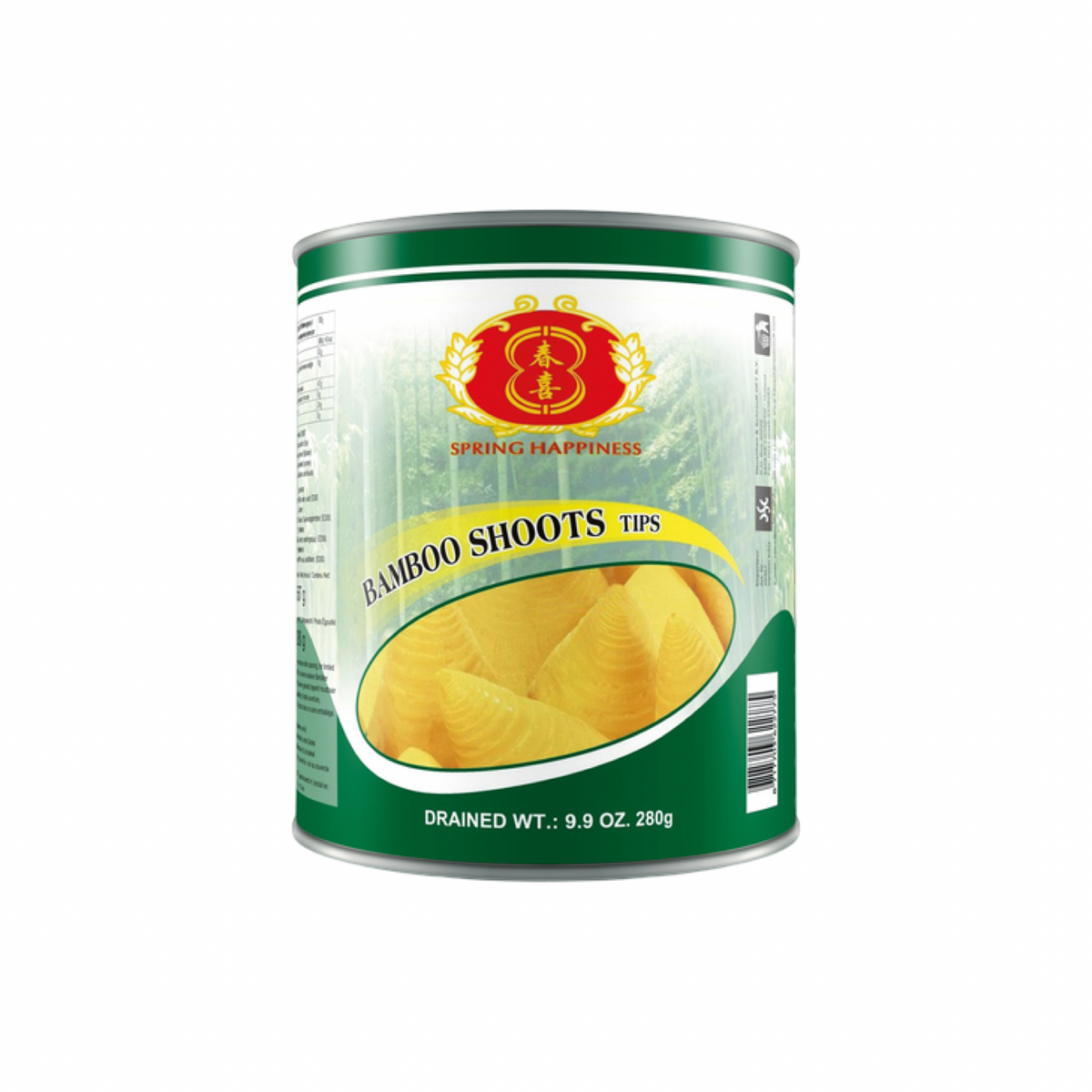SPRING HAPPINESS Zarte Bambussprossenspitzen in Wasser (หน่อไม้ยอด สปริง แฮปปี้เนส) 567g - Ohayo Asia Shop