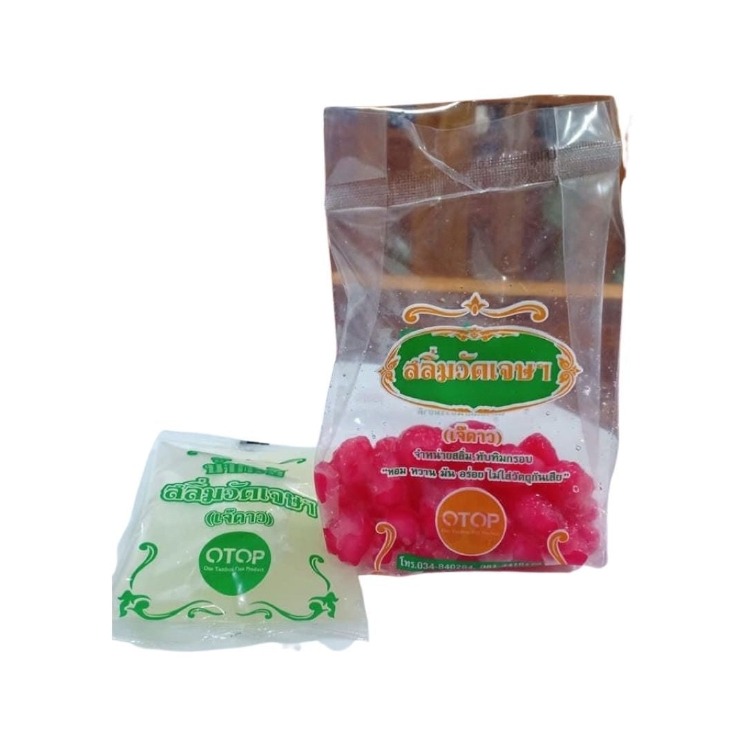 WAT JED Knusprige Wasserkastanien in Kokosmilch (ทับทิมกรอบ วัดเจษฯ) 250g