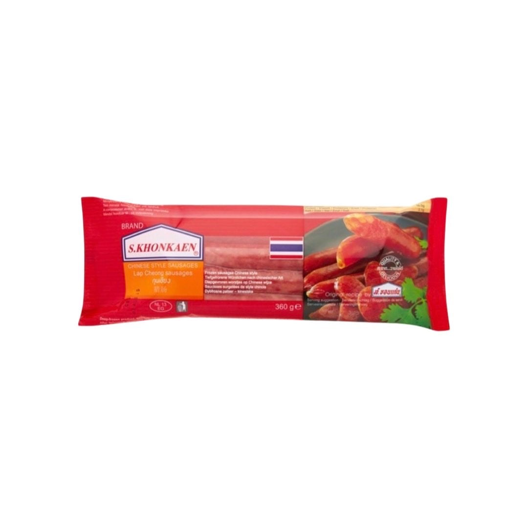 SOR KHONKAEN Chinesische Rohwurst süß-würzig (กุนเชียงหมู ส.ขอนแก่น) 360g - Ohayo Asia Shop