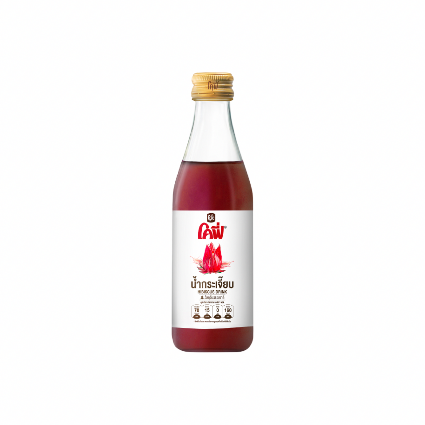COFE Hibiskusgetränk - Rosella (น้ำกระเจี๊ยบ สูตรหวานน้อย โคฟี่) 240ml