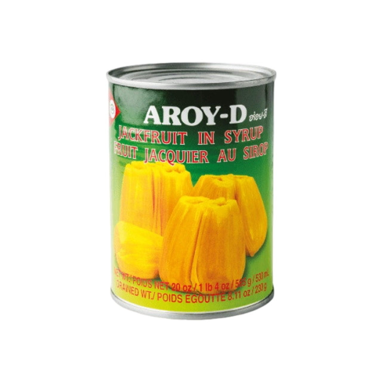 AROY-D Jackfrucht in Sirup (ขนุนกระป๋องในน้ำเชื่อม อร่อย-ดี) 565g