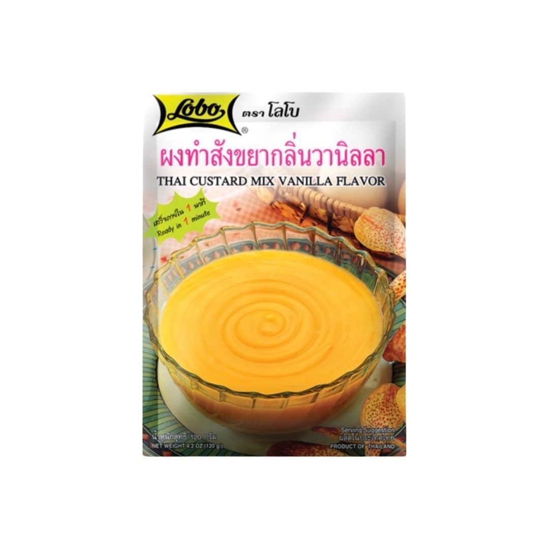 LOBO Vanille-Pudding-Mix (ผงทำสังขยากลิ่นวานิลลา โลโบ) 120g