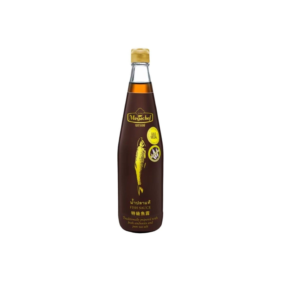 MEGACHEF Premium Fischsauce traditionell 2 Jahre gereift (น้ำปลาแท้ เมกาเชฟ) - Ohayo Asia Shop