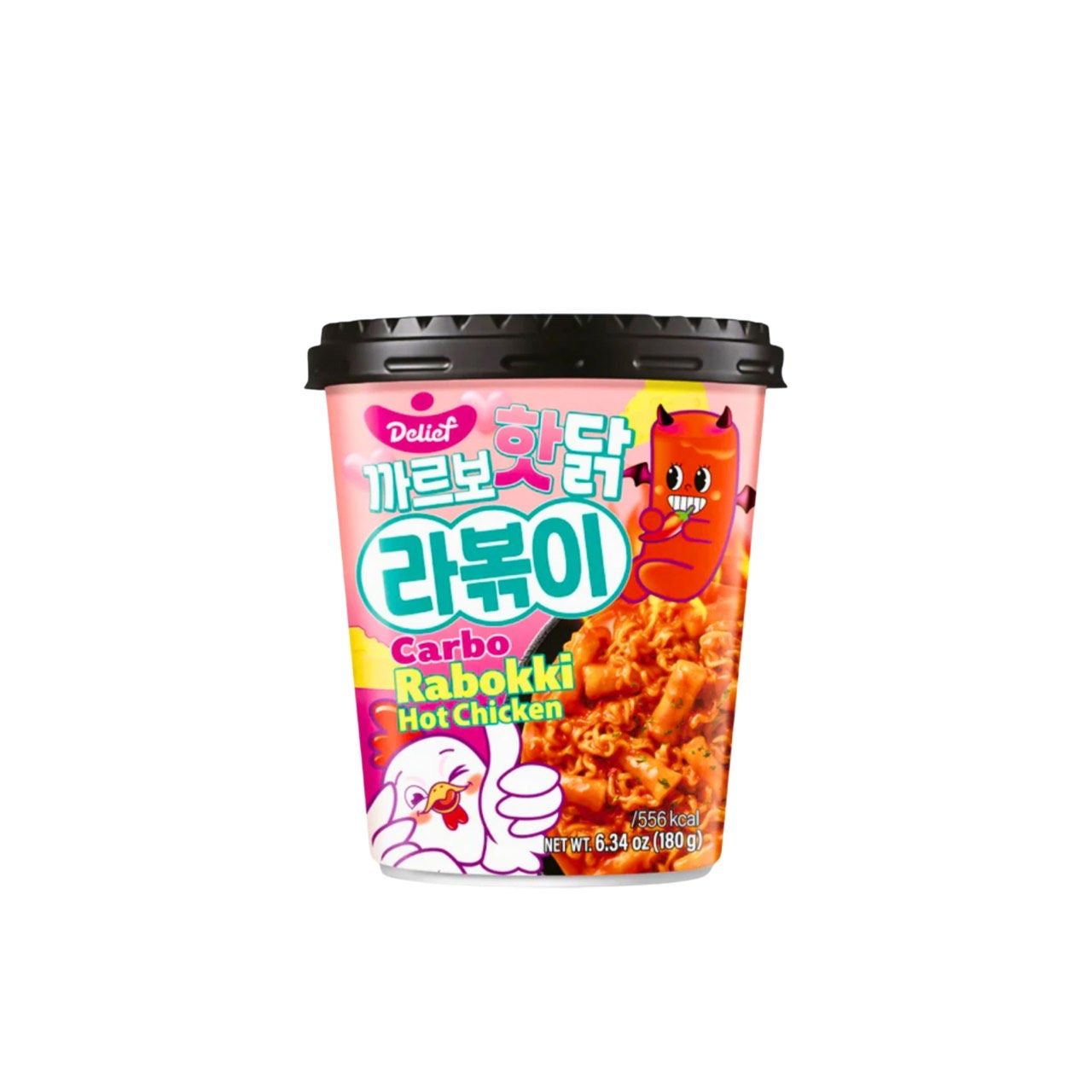 DELIEF Rabokki scharfes Hähnchen Carbonara (ราบกกี รสคาร์โบไก่เผ็ด ดีลีฟ) 180g