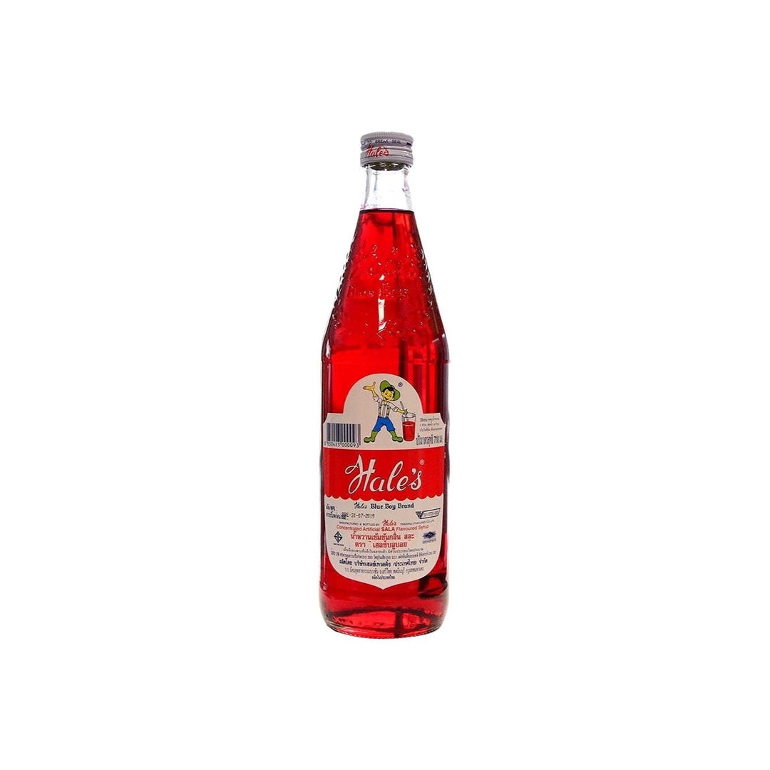 HALE'S BLUE BOY Konzentrierter Sirup mit Sala-Geschmack (น้ำหวานเข้มข้น กลิ่นสละ เฮลซ์บลูบอย) 710ml - Ohayo Asia Shop