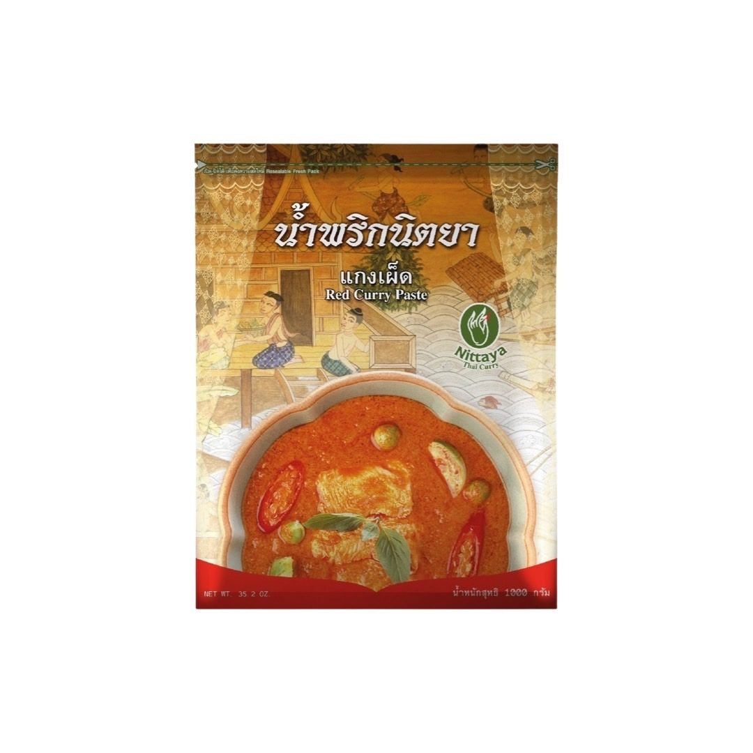 NITTAYA Rote Currypaste (พริกแกงเผ็ด นิตยา) 1000g
