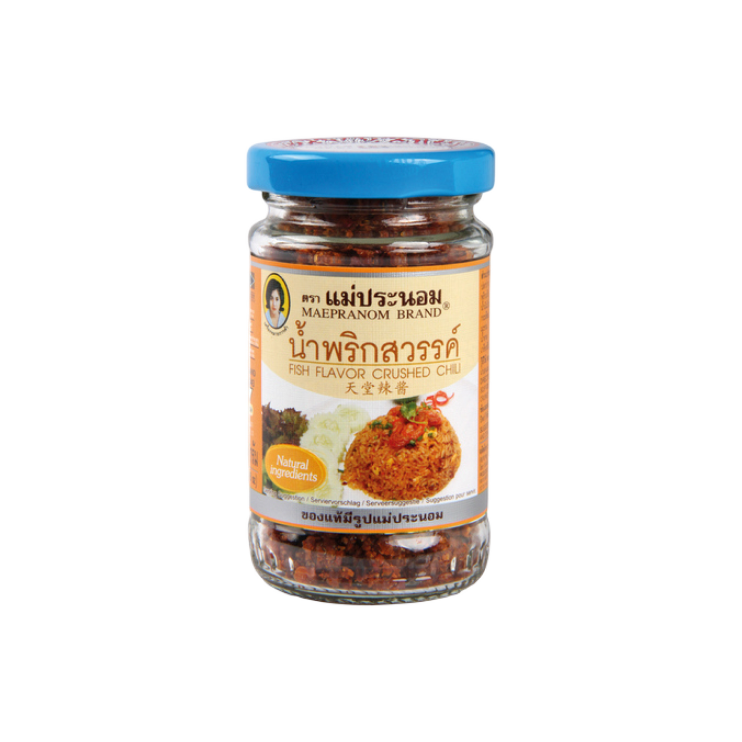 MAEPRANOM Gemahlener Chili mit Fisch (น้ำพริกสวรรค์ แม่ประนอม) 67g