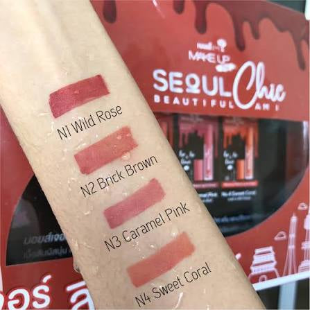 NAMI Seoul Chic Moisture Matte Lip & Cheek - No.3 Caramel Pink (โซลชิค ลิปซอง นามิ) 2g