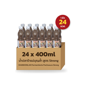 MAEBOONLAM Fermentierte Fischsauce Strong 24x400ml Karton