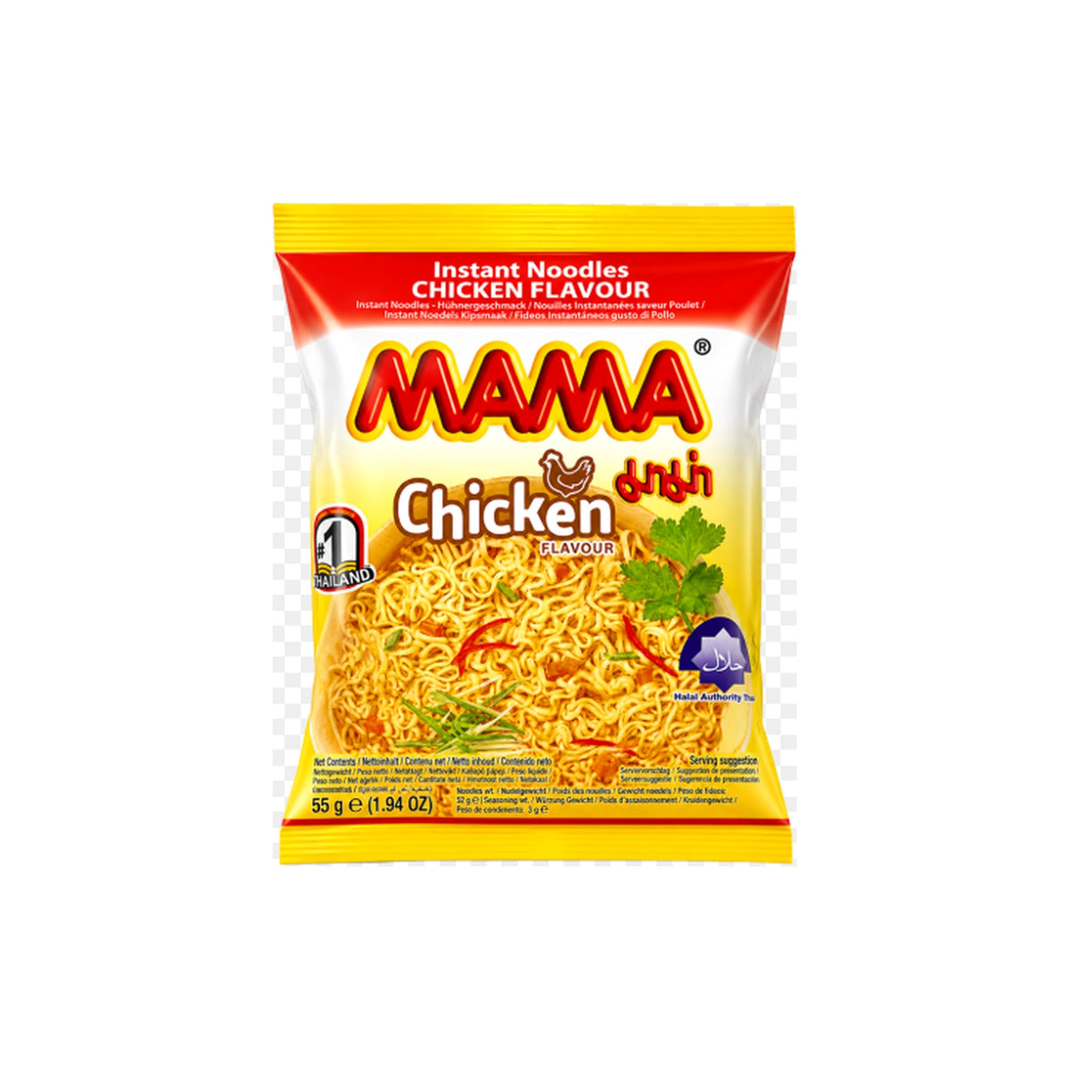 MAMA Instantnudeln Huhn 55g Packung