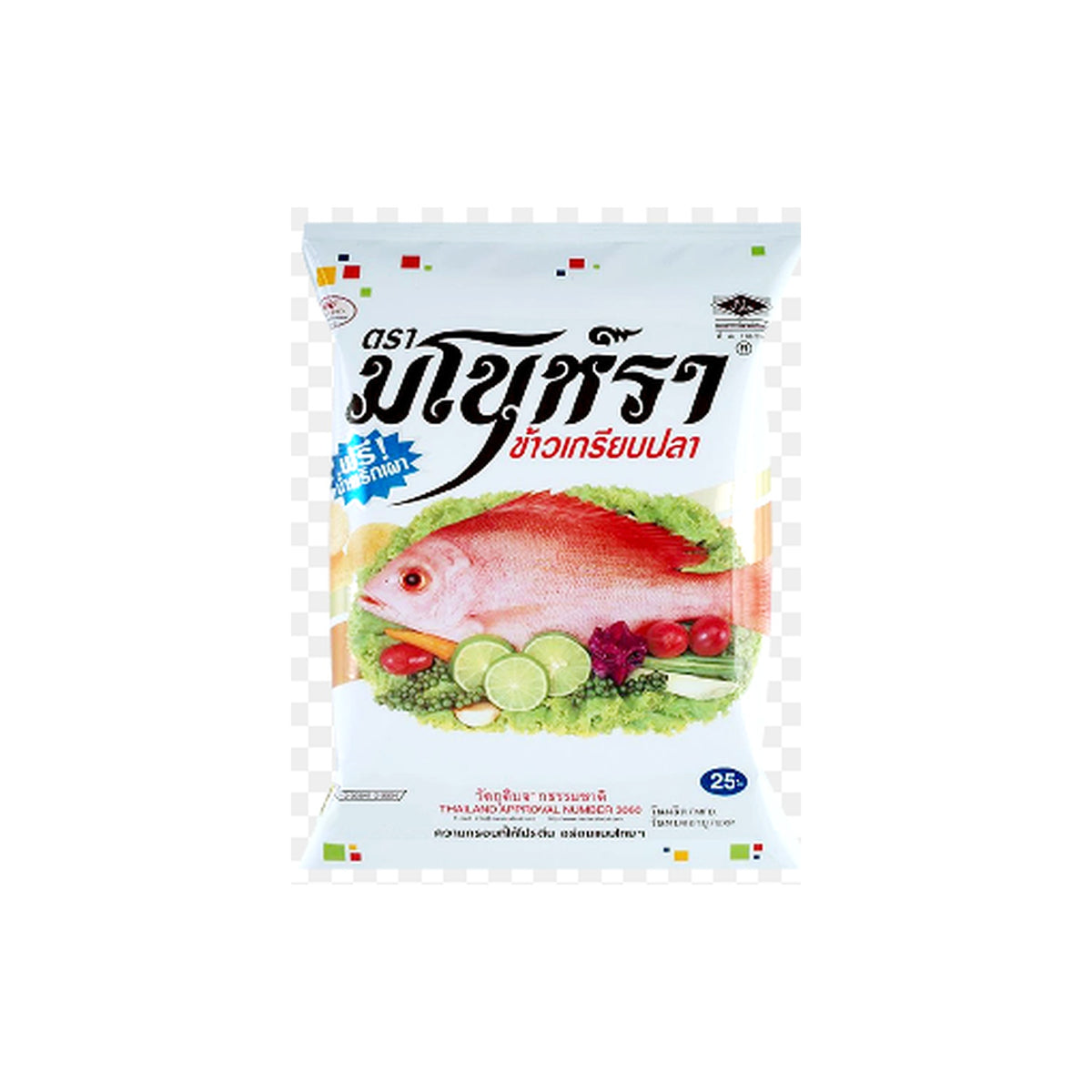 MANORA Frittierte Fisch-Chips Beutel – thailändische Fischcracker