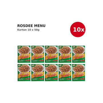 ROSDEE MENU Pad-Krapow-Würzpulver (ผัดกะเพรา รสดีเมนู) Karton 10x50g