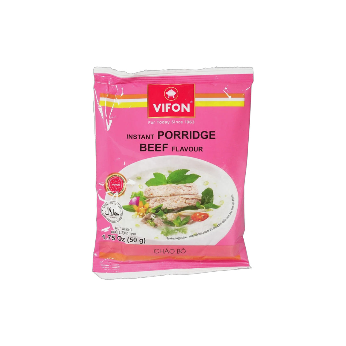 VIFON Instantbrei Cháo Bò Rind 50g Packung