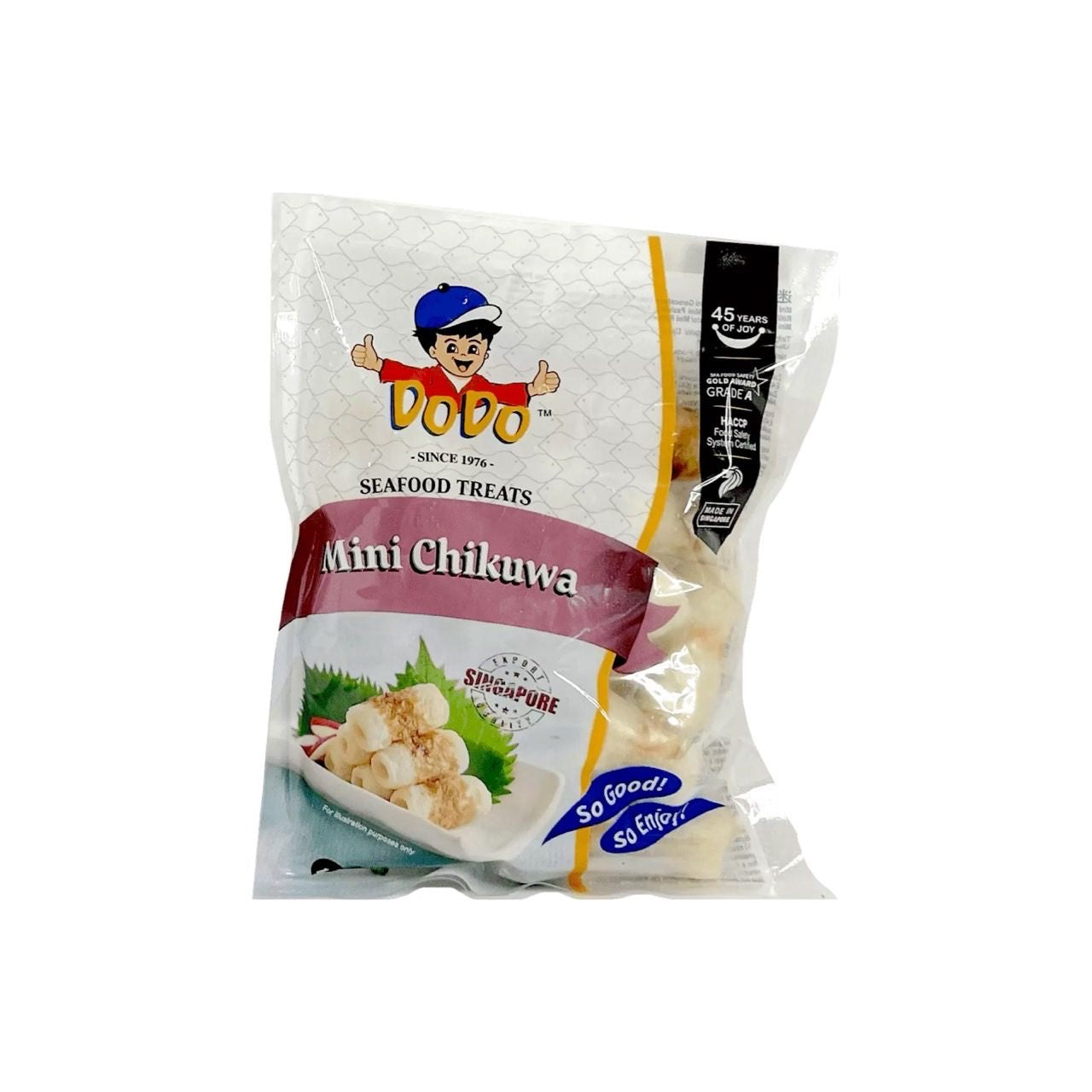 DODO Chikuwa Fischrollen (ปลาหมึกหลอดชิกุวะ โดโด) 200g