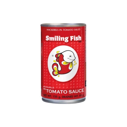 SMILING FISH Makrelen in Tomatensauce (ปลากระป๋องในซอสมะเขือเทศ ปุ้มปุ้ย) 155g