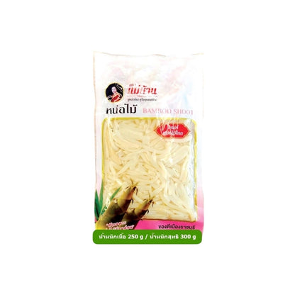 MAEBAN Sauer eingelegte Bambussprossen, Streifen (หน่อไม้ดองฝอย แม่บ้าน) 300g