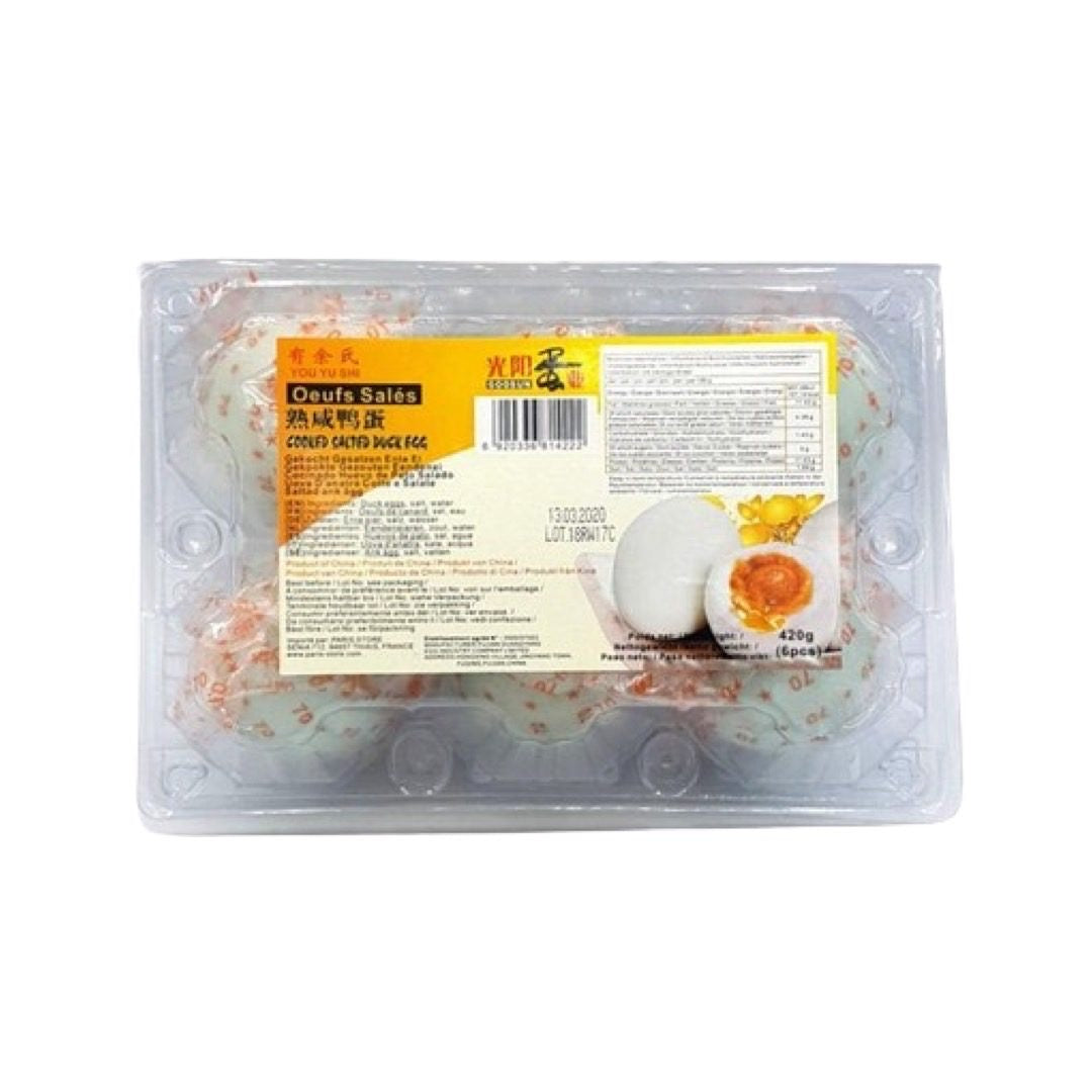 GOOSUN Gesalzene Eier, 6 Stück (ไข่เค็ม กูซัน) 420g