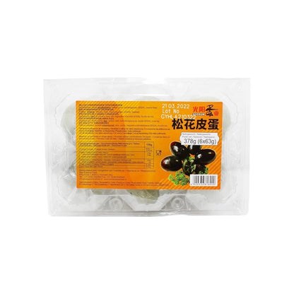 GOOSUN Tausendjährige Eier 6 Stück (ไข่เยี่ยวม้า กูซัน) 378g