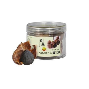 GOLDEN LION Schwarzer Knoblauch, einzelne Zehen (กระเทียมดำ สิงโตทอง) 100g - Ohayo Asia Shop