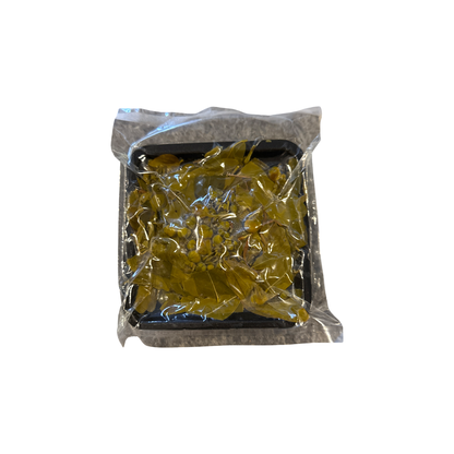Gekochte Blüten und Blätter des Siamesischen Kassia-Baums (ขี้เหล็กต้มดอกและใบ) 100g