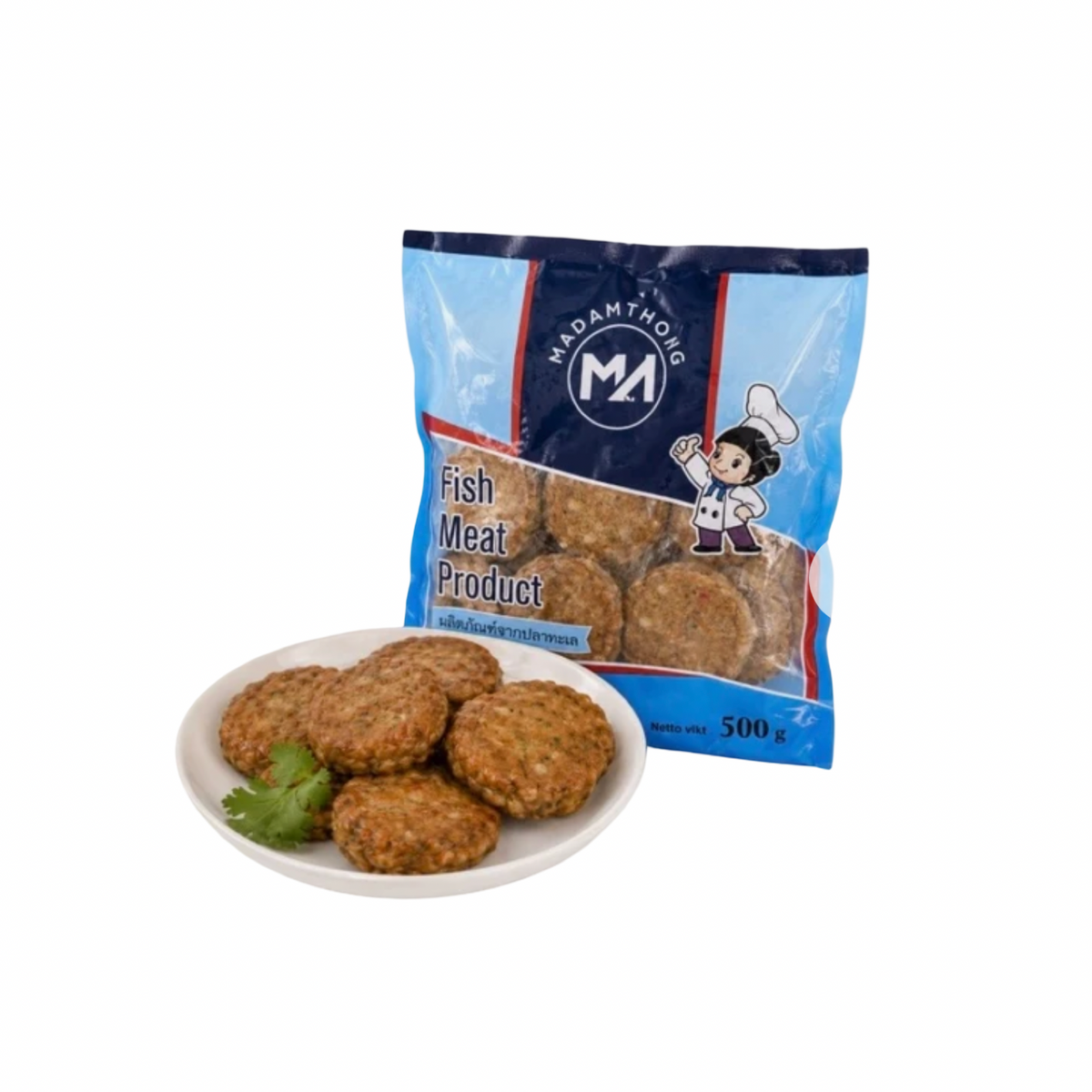 MH FROZEN Thai Fischfrikadellen (ทอดมันปลา) 500g