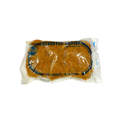 COCK Geschnittener Gesüßter Rettich (ไชโป้วหวานหั่นฝอย ตราไก่) 454g