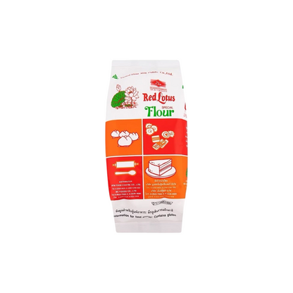 RED LOTUS Weizenmehl (แป้งสาลีชนิดพิเศษ บัวแดง) 1000g