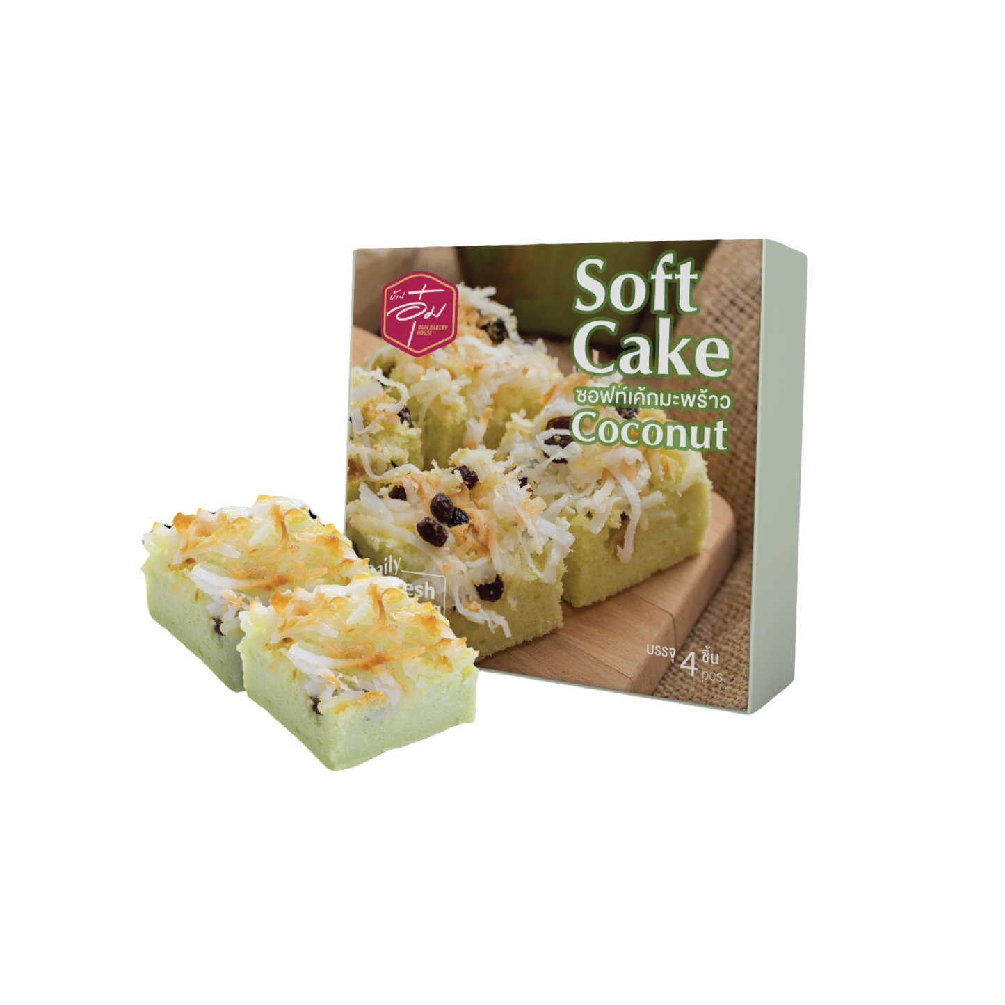 OUM BAKERY HOUSE Soft Cake (ซอฟต์เค้ก เค้กบ้านอุ๋ม) 160g