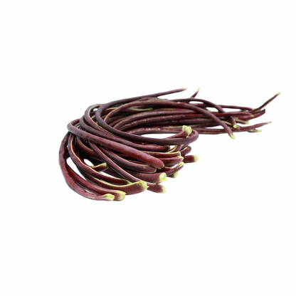 Frische Lila Schlangenbohnen (ถั่วฝักยาวสีม่วงสด) 200g - Ohayo Asia Shop