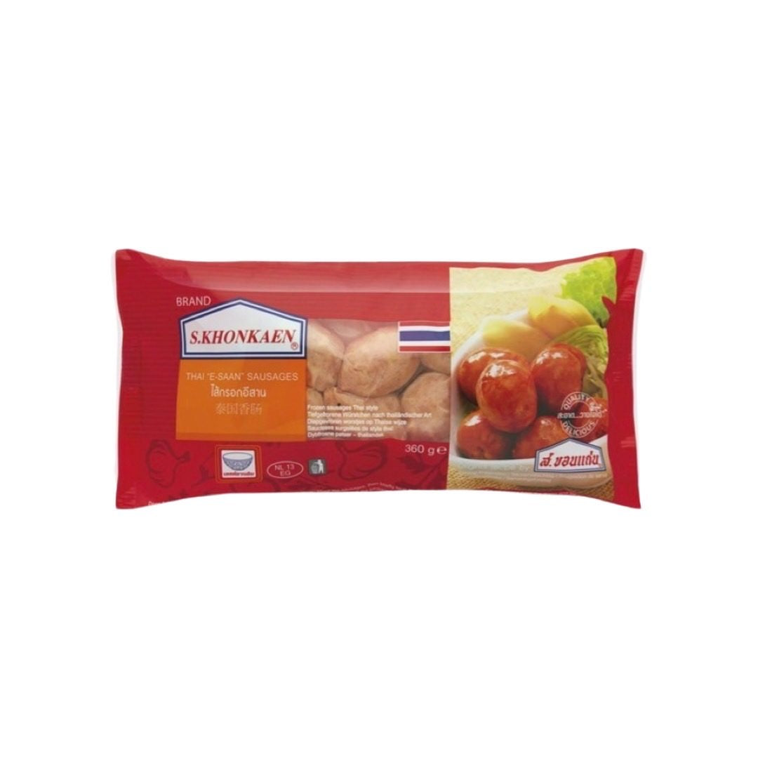 SOR KHONKAEN Thailändische fermentierte Wurst (ไส้กรอกอีสาน ส.ขอนแก่น) 360g