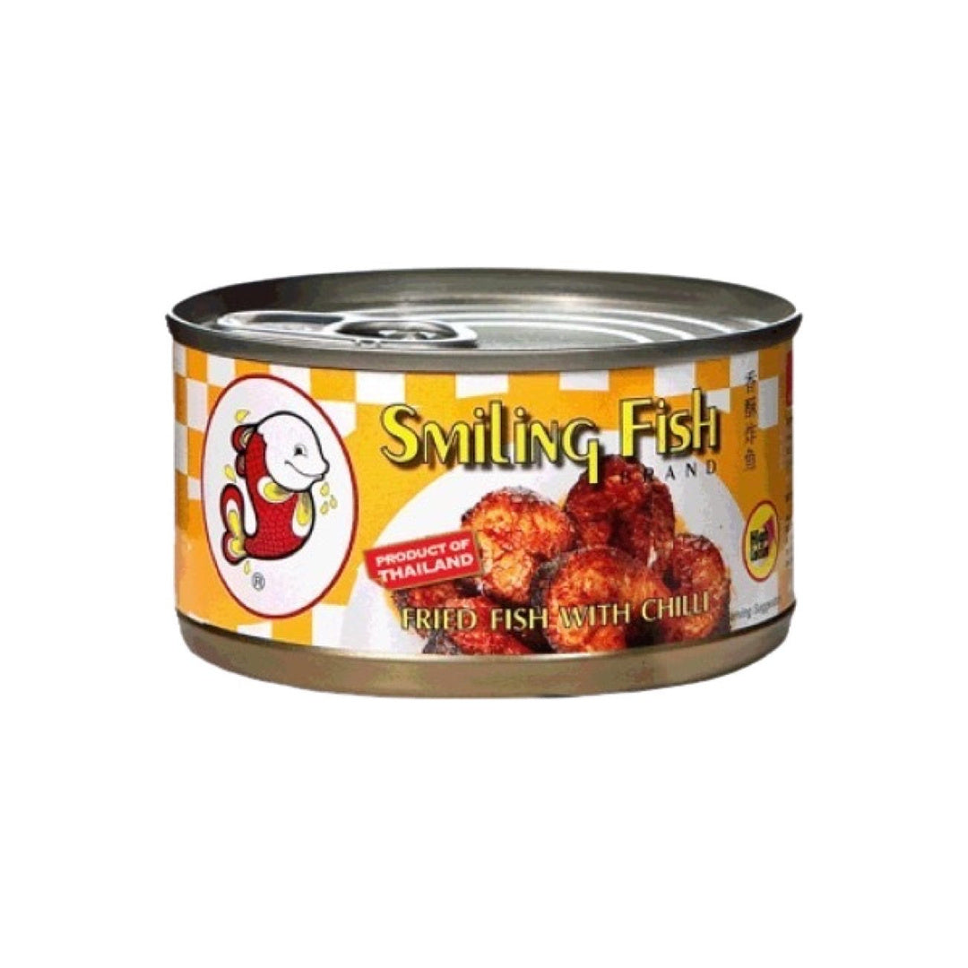SMILING FISH Frittierte Makrele mit Chili (ปลาทอดราดพริก ปุ้มปุ้ย) 90g - Ohayo Asia Shop