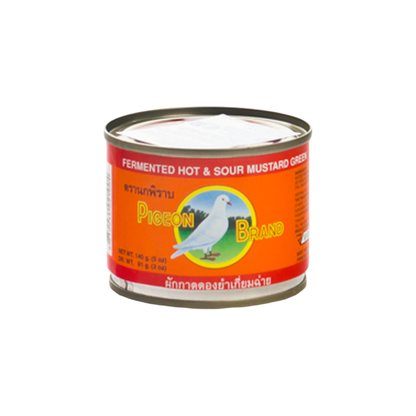 PIGEON Fermentierter Scharf-Saurer Senfkohl (ผักกาดดอง ยำเกี่ยมฉ่าย นกพิราบ) 140g