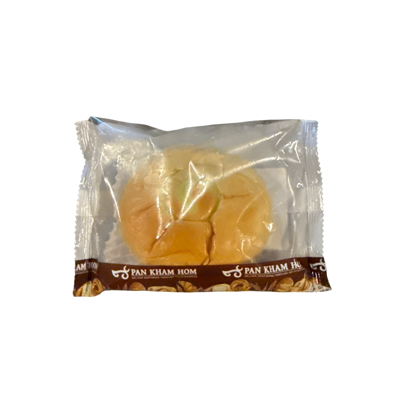 PAN KHAM HOM Mini-Brötchen mit Pandan-Custard-Füllung (มินิบัน คัสตาร์ดใบเตย ปั้นคำหอม) 60g