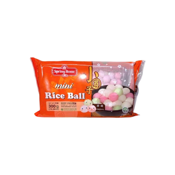 SPRING HOME Bunte Mini-Klebreisbällchen tiefgefroren (แป้งบัวลอยจิ๋ว สปริงโฮม) 300g - Ohayo Asia Shop