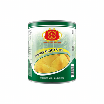 SPRING HAPPINESS Zarte Bambussprossenspitzen in Wasser (หน่อไม้ยอด สปริง แฮปปี้เนส) 567g - Ohayo Asia Shop