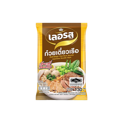 LERROS Instant-Bootsnudeln mit japanischen Nudeln (ก๋วยเตี๋ยวเรือ เส้นบะหมี่สไตล์ญี่ปุ่น เลอรส) 130g