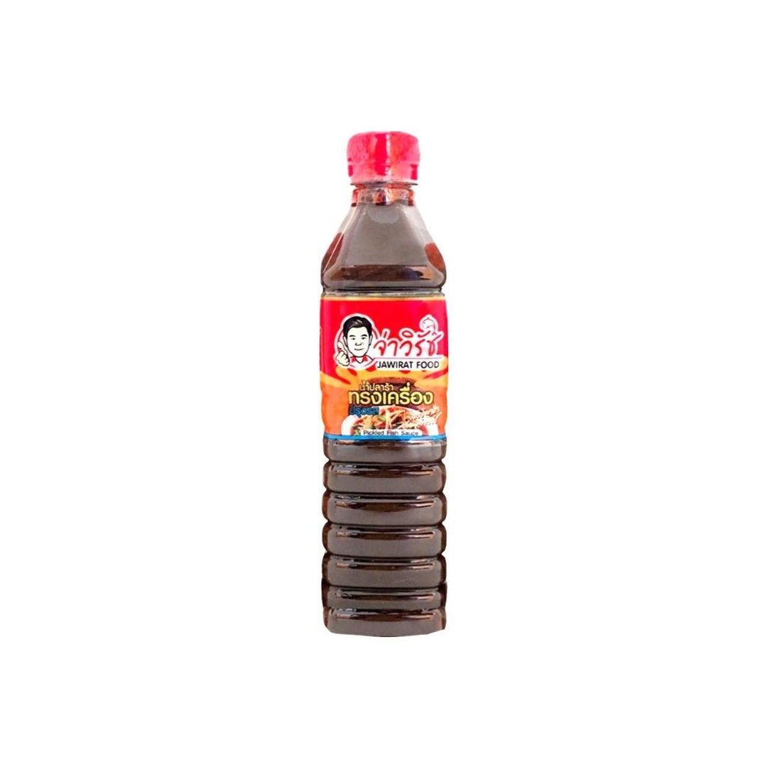 JAWIRAT Gewürzte fermentierte Fischsauce pasteurisiert (น้ำปลาร้า ปลาร้าทรงเครื่อง จ่าวิรัช) 400ml - Ohayo Asia Shop