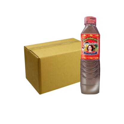 MAEBOONLAM Gewürzte fermentierte Fischsauce (น้ำปลาร้า ฉลากไทย แม่บุญล้ำ) 24x400ml
