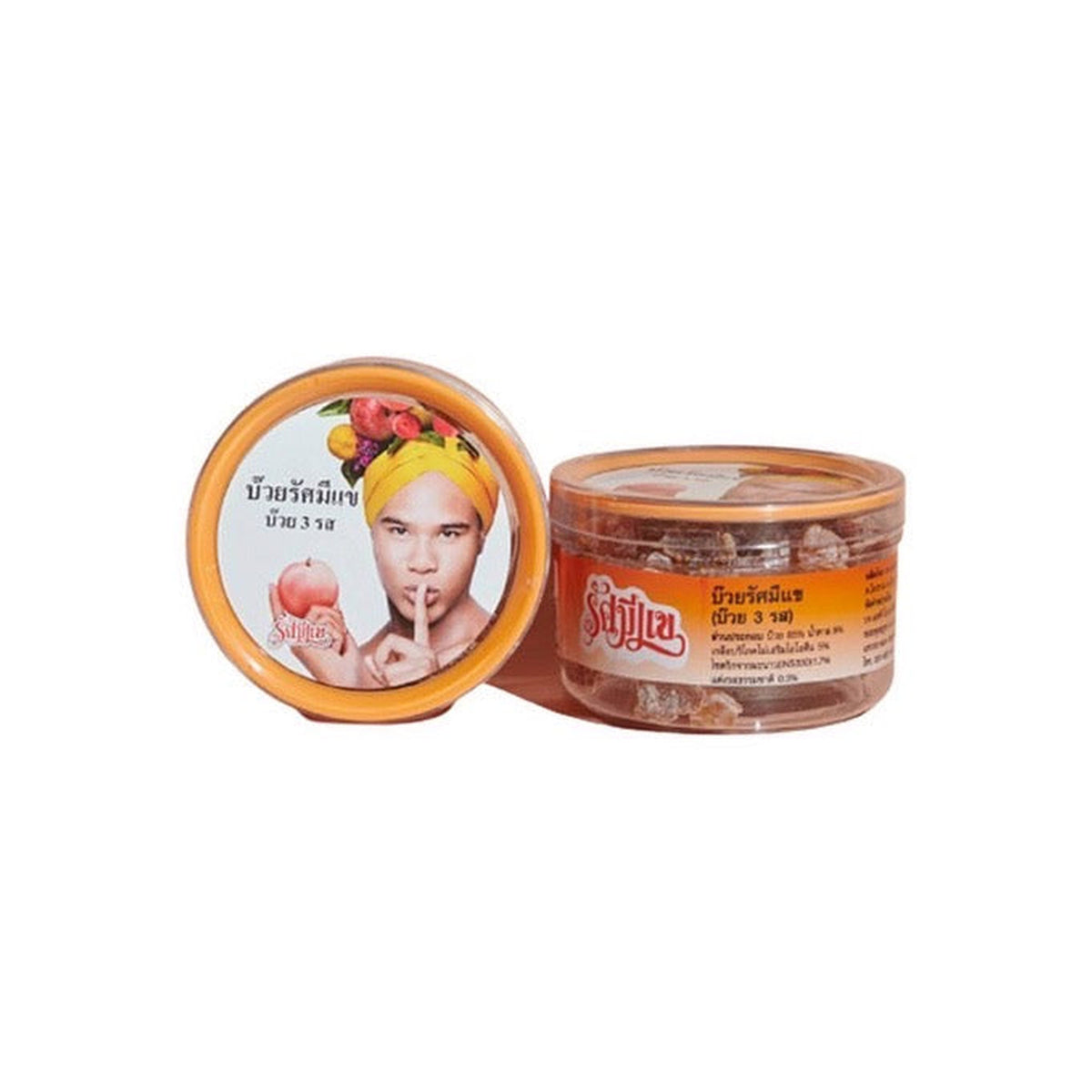 RUSSAMEEKAE Pflaumen mit drei Geschmacksrichtungen (บ๊วย 3 รส รัศมีแข) 150g - Ohayo Asia Shop