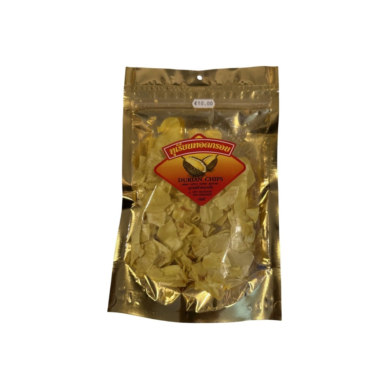J-SRI Durian-Chips (ทุเรียนทอดกรอบ เจ๊ศรี) 100g