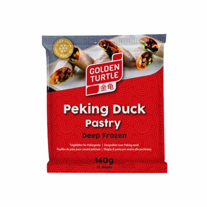 GOLDEN TURTLE Teigblätter für Pekingente tiefgefroren (แผ่นแป้งเป็ดปักกิ่ง โกลเด้นเทอร์เทิล) 140g - Ohayo Asia Shop
