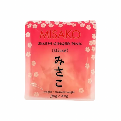 MISAKO Eingelegter Sushi-Ingwer rosa (ขิงดองสีชมพู มิซาโกะ) 90g - Ohayo Asia Shop