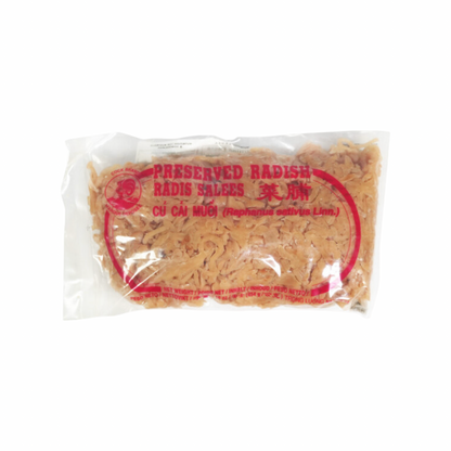 COCK Salzig eingelegter Rettich in Streifen (หัวไชโป๊เค็มชนิดเส้น ไก่) 454g - Ohayo Asia Shop