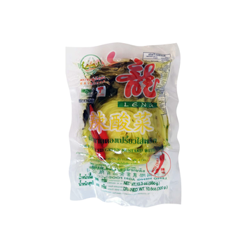 LENG HENG Sauer eingelegter Senfkohl mit Chili (ผักกาดดองเปรี้ยวเผ็ด เล้งเฮง) 350g - Ohayo Asia Shop