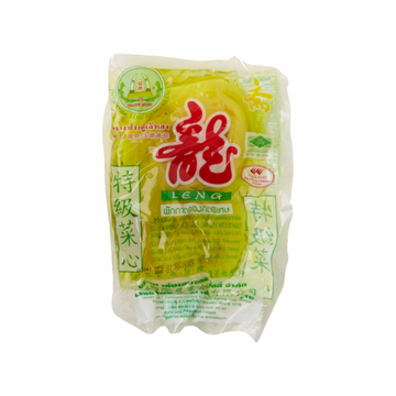 LENG HENG Gewürzter Senfkohl süß-sauer eingelegt (ผักกาดดองปรุงรส เล้งเฮ้ง) 350g - Ohayo Asia Shop