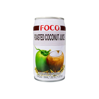 FOCO Geröstetes Kokoswasser (inkl. Pfand €0,25) (น้ำมะพร้าวเผา โฟโก้) 350ml